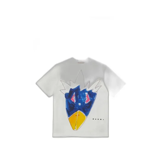 Marni Kids Logo-Printed Crewneck T-Shirt