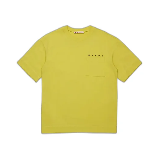 Marni Kids Logo Printed Crewneck T-Shirt