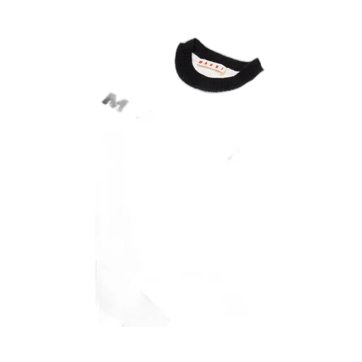 Marni Kids Logo Intarsia Knitted Jumper