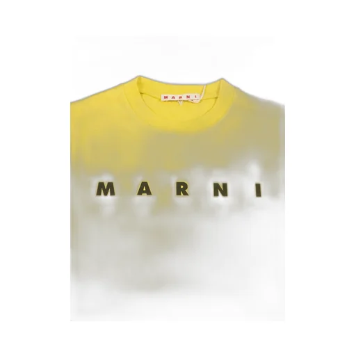 Marni Kids Logo-Printed Crewneck T-Shirt