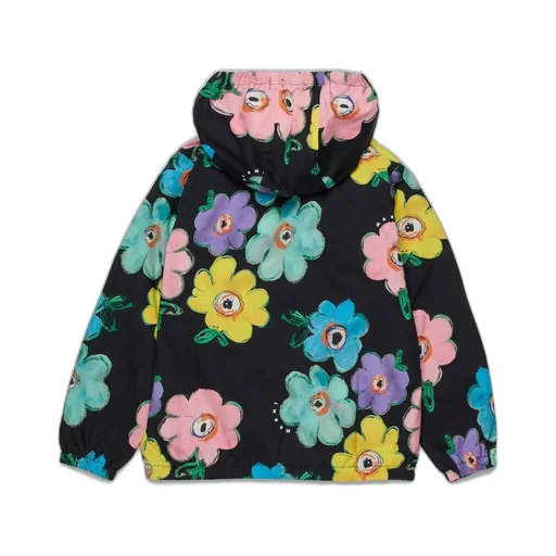Marni Kids Floral Printed Hooded Jacket