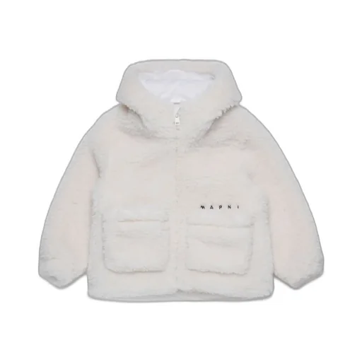 Marni Kids Hooded Teddy Jacket