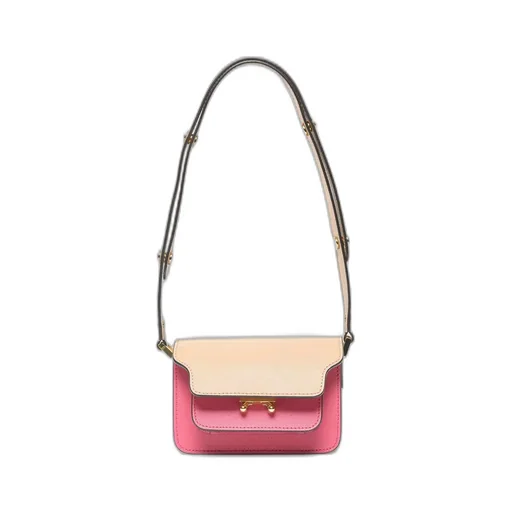 Marni Kids Trunk Colourblock Foldover Top Shoulder Bag