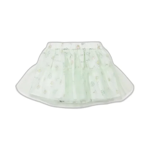 Marni Kids Floral Printed Tulle Skirt