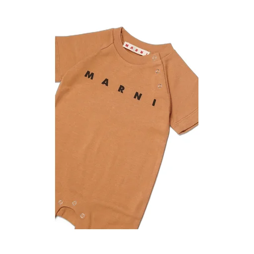 Marni Kids Logo Printed Short-Sleeved Baby Set