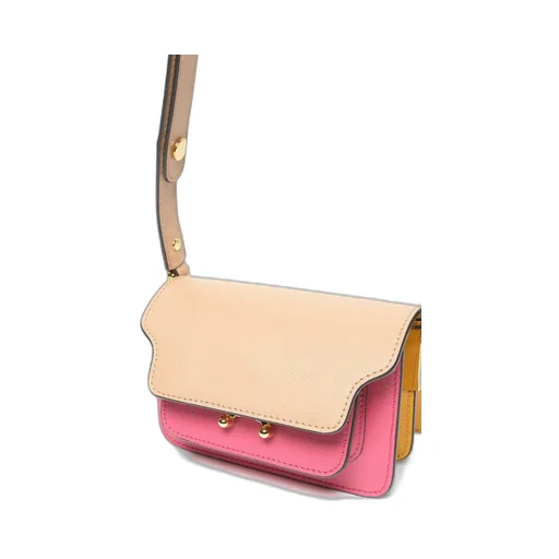 Marni Kids Trunk Colourblock Foldover Top Shoulder Bag