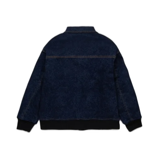 Marni Kids Logo Embroidered Denim Jacket