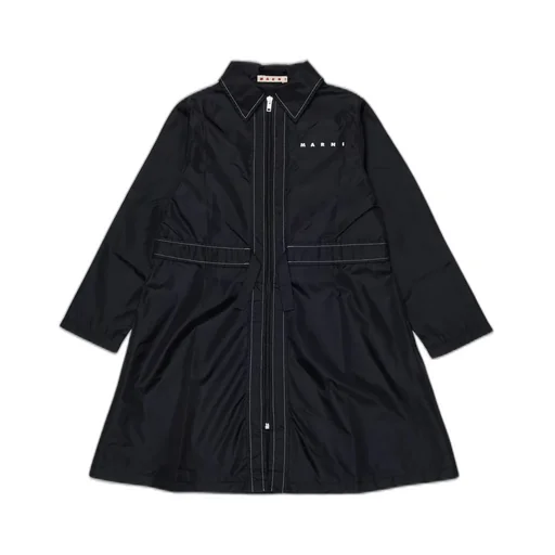 Marni Kids Logo Printed Zipped Jacket