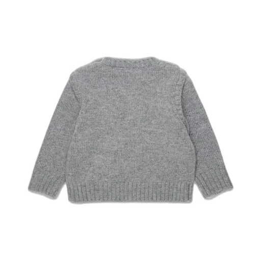 Marni Kids Logo Embroidered Knitted Jumper