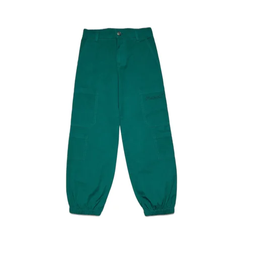 Marni Kids Button Detailed Straight Leg Pants