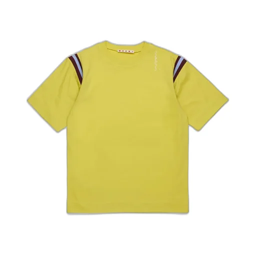 Marni Kids Logo Embroidered Crewneck T-Shirt