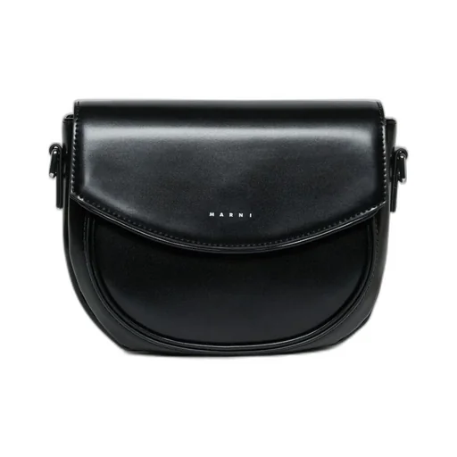 Marni Kids Logo Printed Smile Crossbody Bag