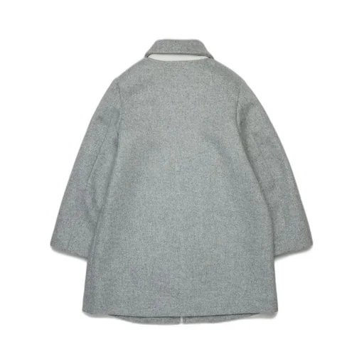 Marni Kids Logo Embroidered Zipped Coat