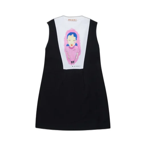 Marni Kids Graphic Printed Short-Sleeved Dress