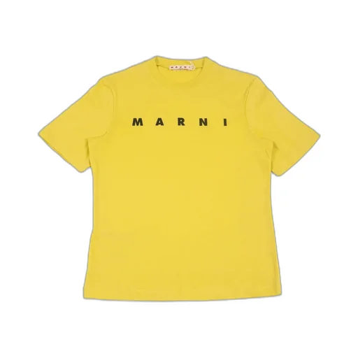 Marni Kids Logo-Printed Crewneck T-Shirt