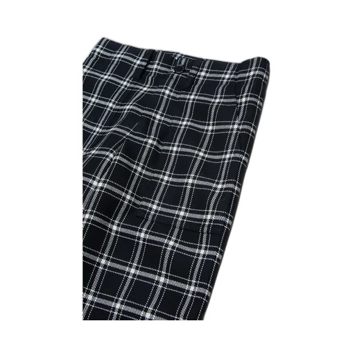 Marni Kids Logo Patch Checked Pants