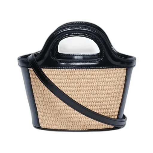 Marni Kids Tropicallia Logo-Embroidered Open-Top Bucket Bag