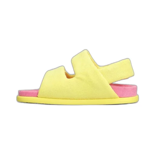Marni Kids Towelling Touch-Strap Sandals