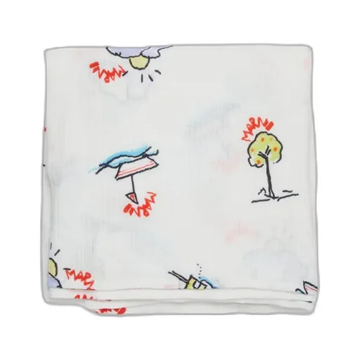Marni Kids 2 Pack All-Over Patterned Muslin