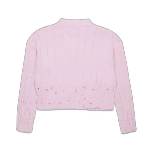 Marni Kids Distressed Knit Cardigan