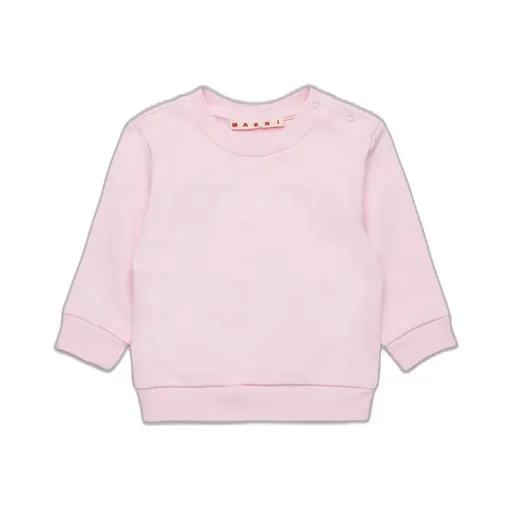 Marni Kids Logo Printed Crewneck Sweatshirt