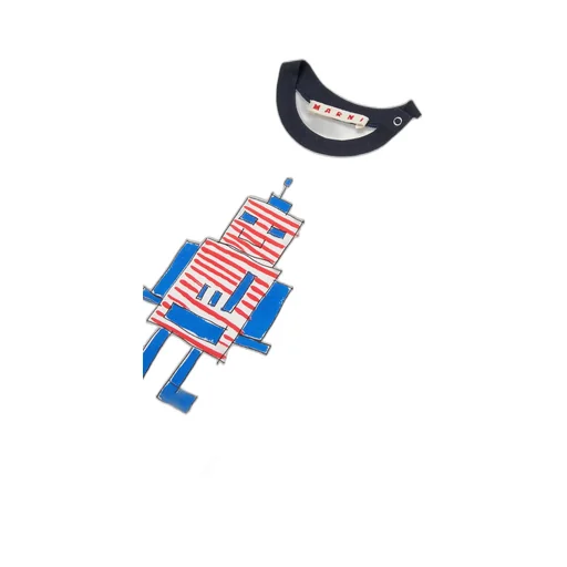 Marni Kids Graphic Printed Jersey T-Shirt