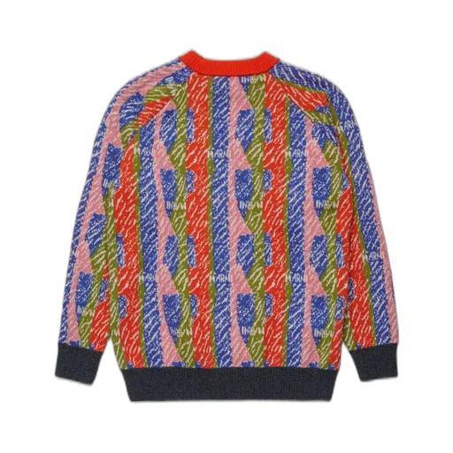 Marni Kids Allover Jacquard Knitted Jumper