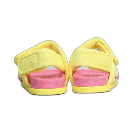 Marni Kids Towelling Touch-Strap Sandals