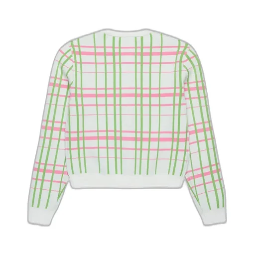 Marni Kids Checked Knitted Cardigan