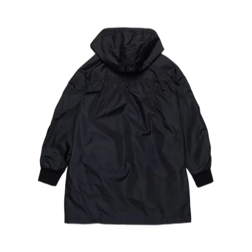 Marni Kids Logo Embroidered Hooded Windbreaker Jacket
