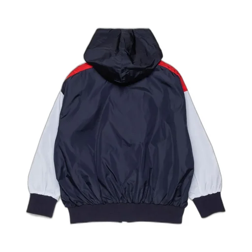 Marni Kids Colorblock Hooded Windbreaker Jacket