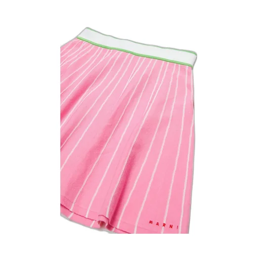Marni Kids Striped Mini Skirt