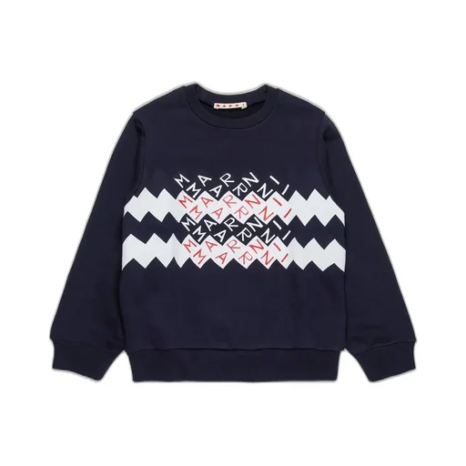 Marni Kids Logo Printed Crewneck Sweatshirt