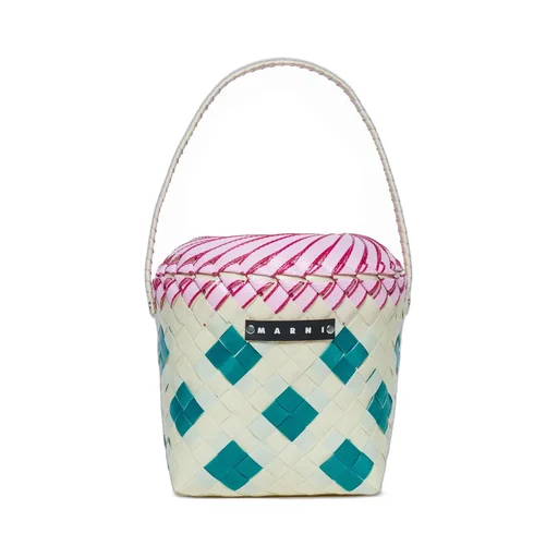 Marni Kids Interwoven Beach Party Bag