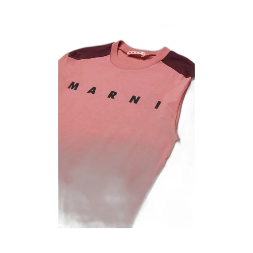 Marni Kids Logo-Printed Long-Sleeved T-Shirt