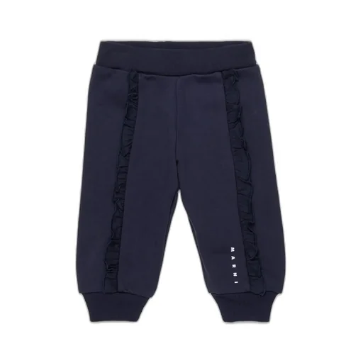 Marni Kids Ruffled Jogger Pants