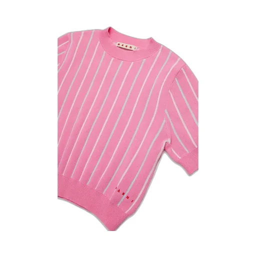 Marni Kids Striped Knitted Top