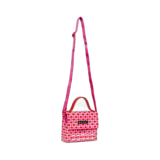 Marni Kids Joy Macro Foldover Top Shoulder Bag