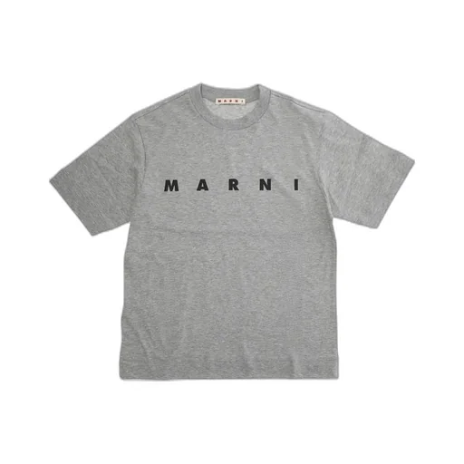 Marni Kids Logo Crewneck T-Shirt