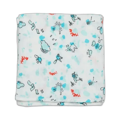 Marni Kids 2 Pack All-Over Patterned Muslin