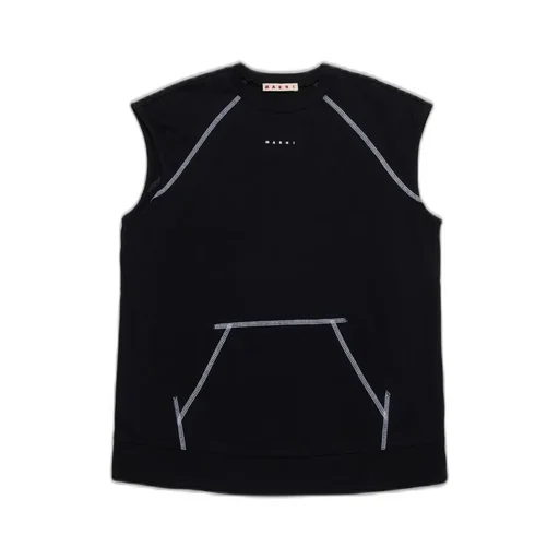 Marni Kids Logo Printed Sleeveless Dress