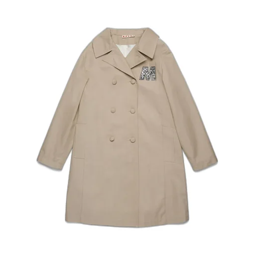 Marni Kids Double-Breasted Trench Coat
