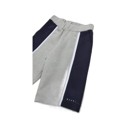 Marni Kids Two-Tone Fleece Shorts