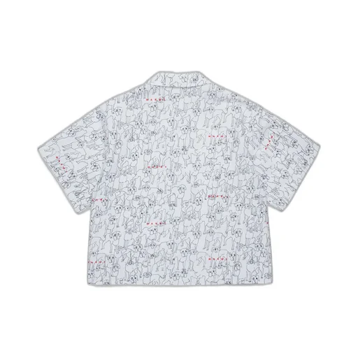 Marni Kids Allover Printed Short-Sleeved Shirt