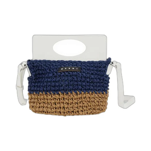 Marni Kids Logo Plaque Tote Bag