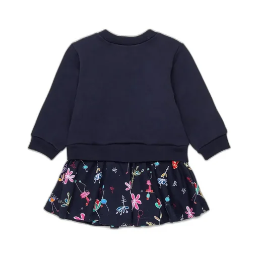 Marni Kids Floral Printed Sweatshirt Dress