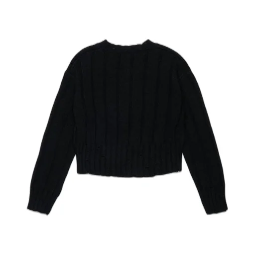 Marni Kids Logo Embroidered Knitted Jumper