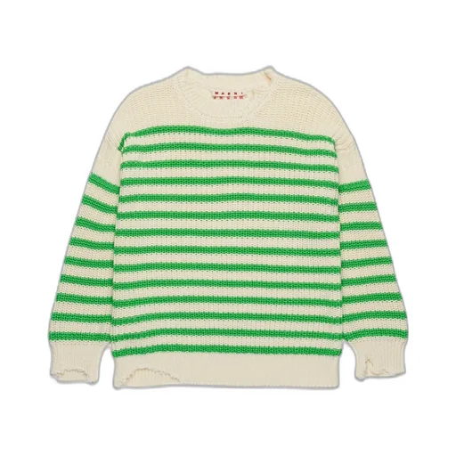 Marni Kids Striped Knit Jumper