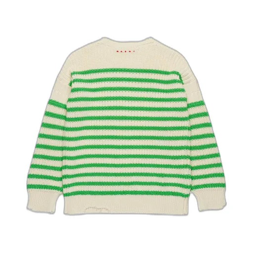 Marni Kids Striped Knit Jumper