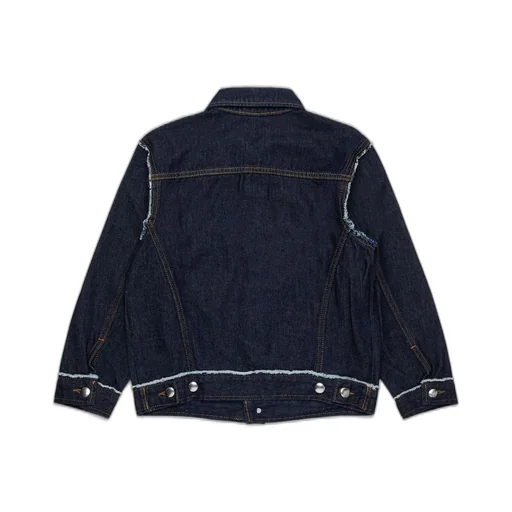 Marni Kids Raw-Cut Denim Jacket